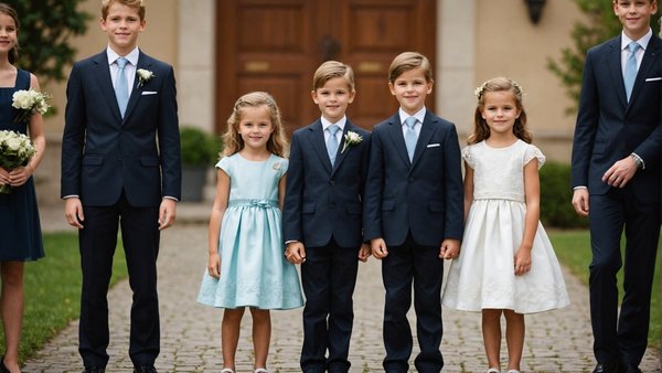 Robes et costumes enfants : clés pour une cérémonie élégante